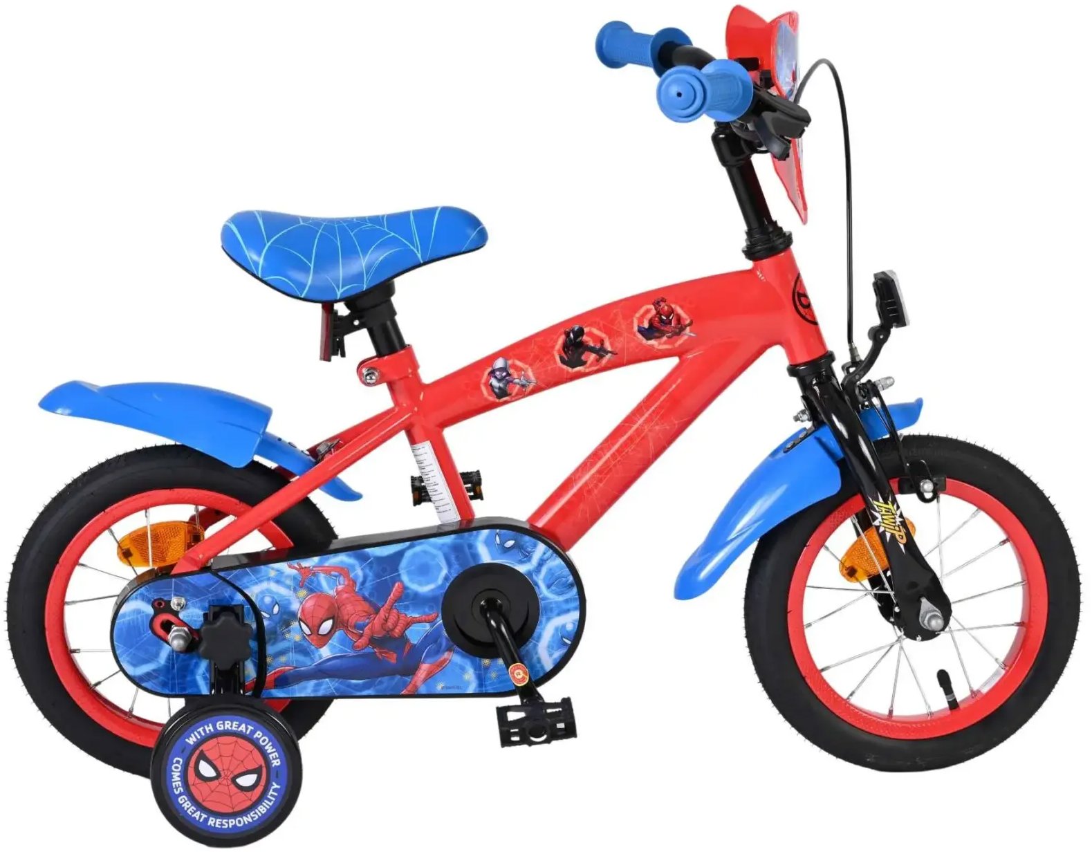 Volare Spiderman 12", červený CB