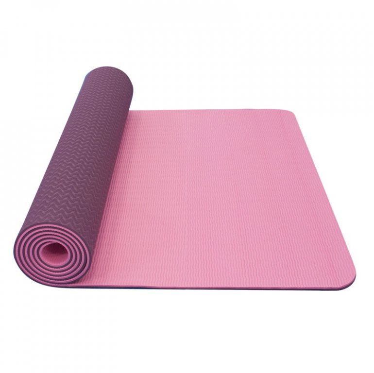 Yate Yogamatt TPE Double fialová/ružová