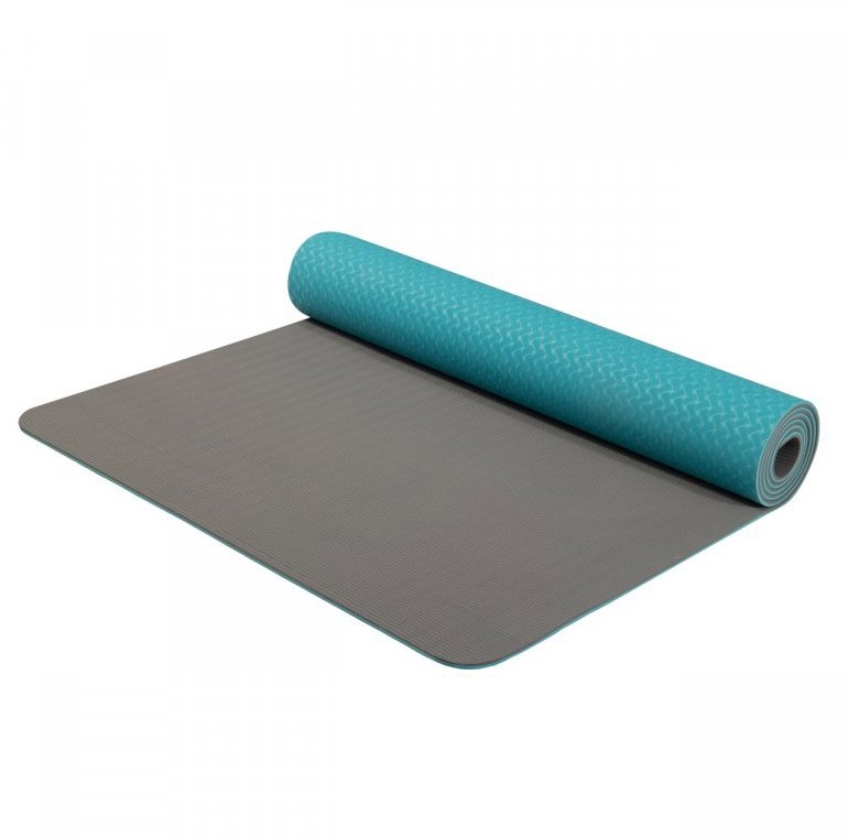 Yate Yogamatt TPE Double tyrkys/sivá