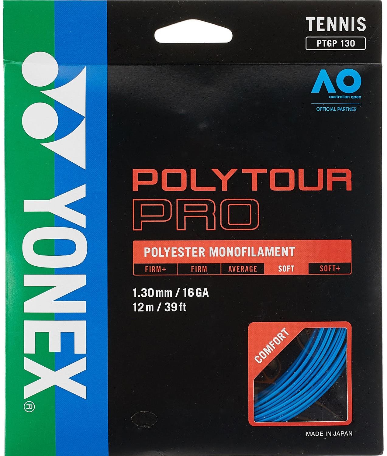 Yonex Poly Tour PRO 130, 1,30 mm, 12 m, modrý