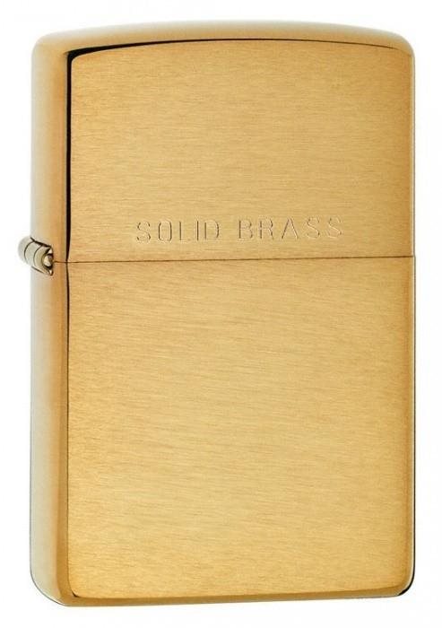 ZIPPO zapaľovač 23001 Solid Brass