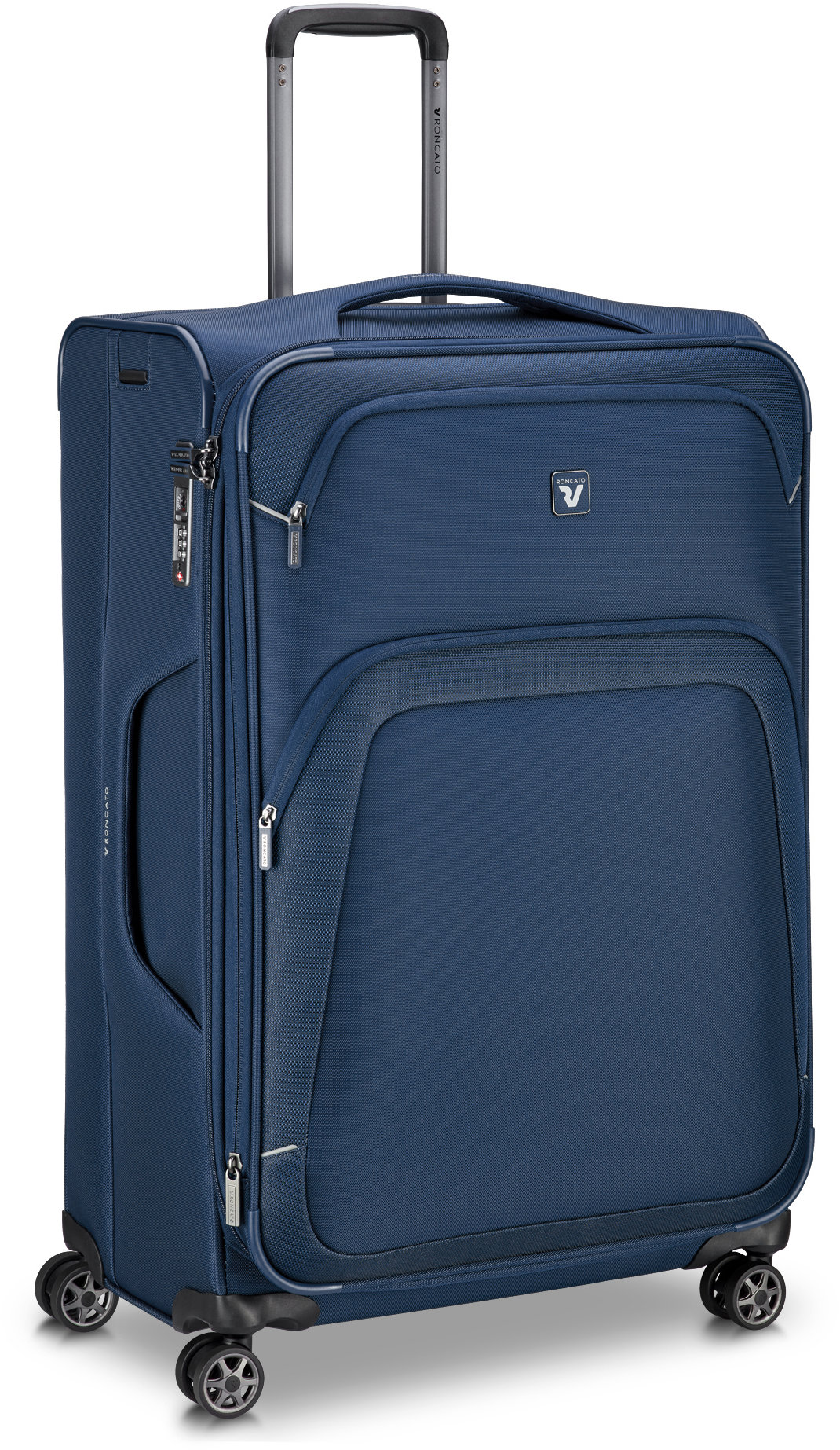 Roncato cestovný kufor GATEWAY L modrý 78 × 48 × 30/34 cm