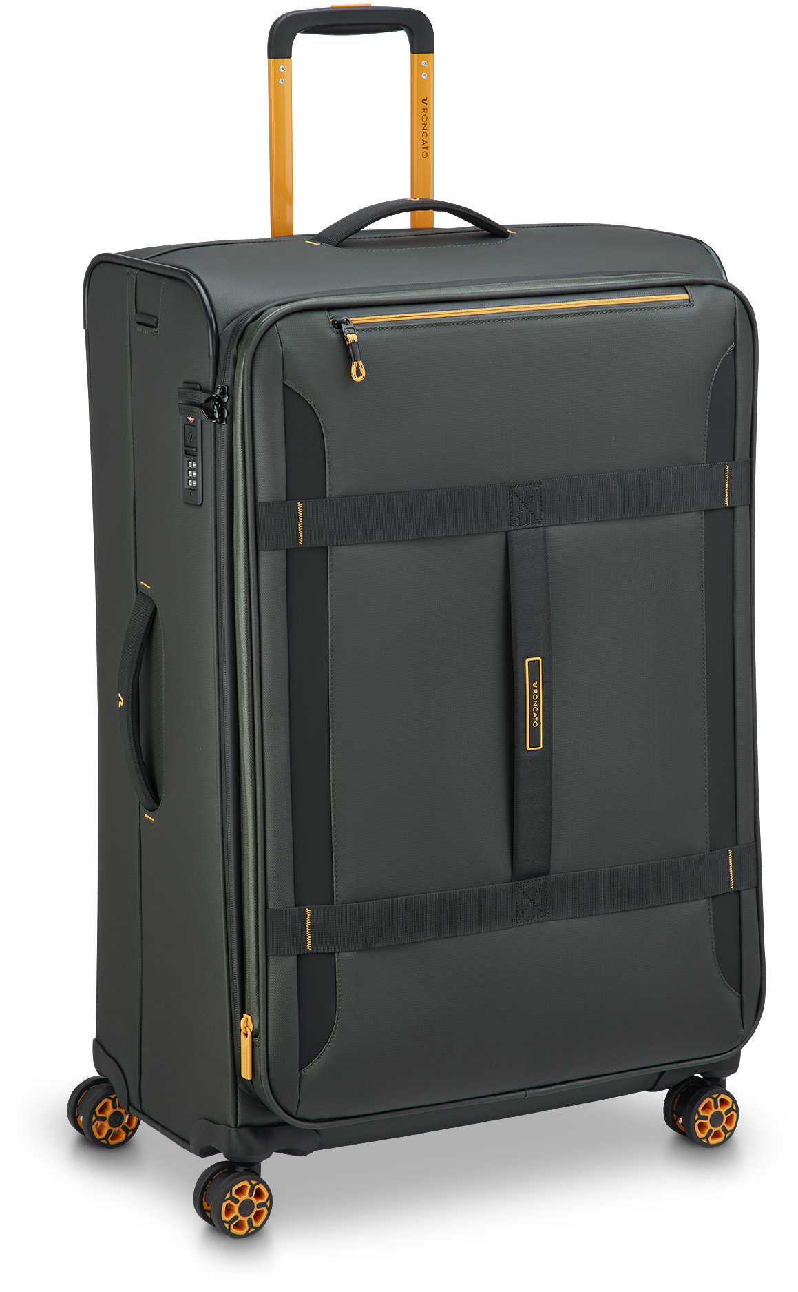 Roncato cestovný kufor NORWAY L zelený 78 × 44 × 31/36 cm