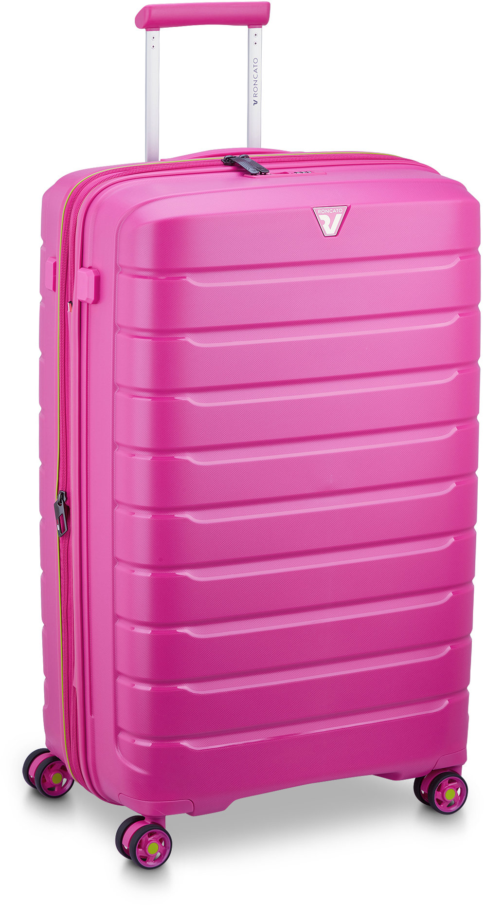 Roncato cestovný kufor B-FLYING L fuksiový 78 × 50 × 30/35 cm