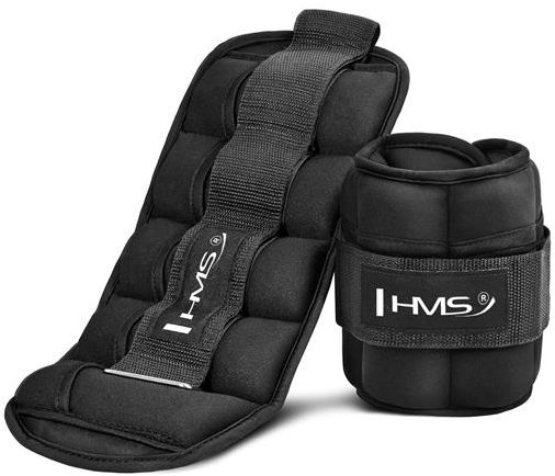HMS ONK04 Nastaviteľné záťaže na zápästia a členky 2× 2 kg