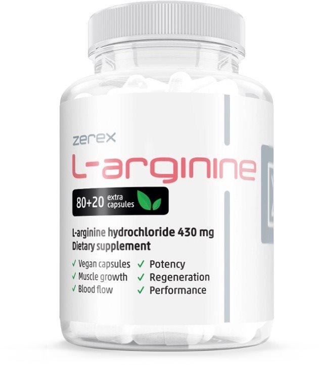 Zerex L-arginín, 100 kapsúl