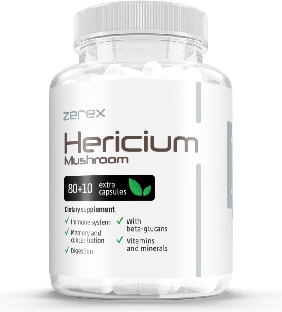 Zerex Hericium 500 mg, 90 kapsúl