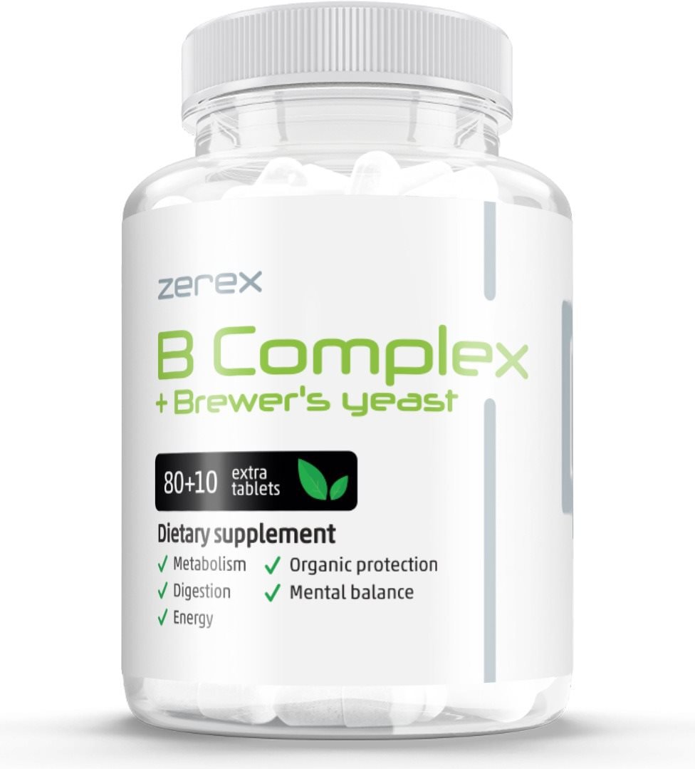 Zerex B-Komplex + Pivovarské kvasnice, 90 kapsúl