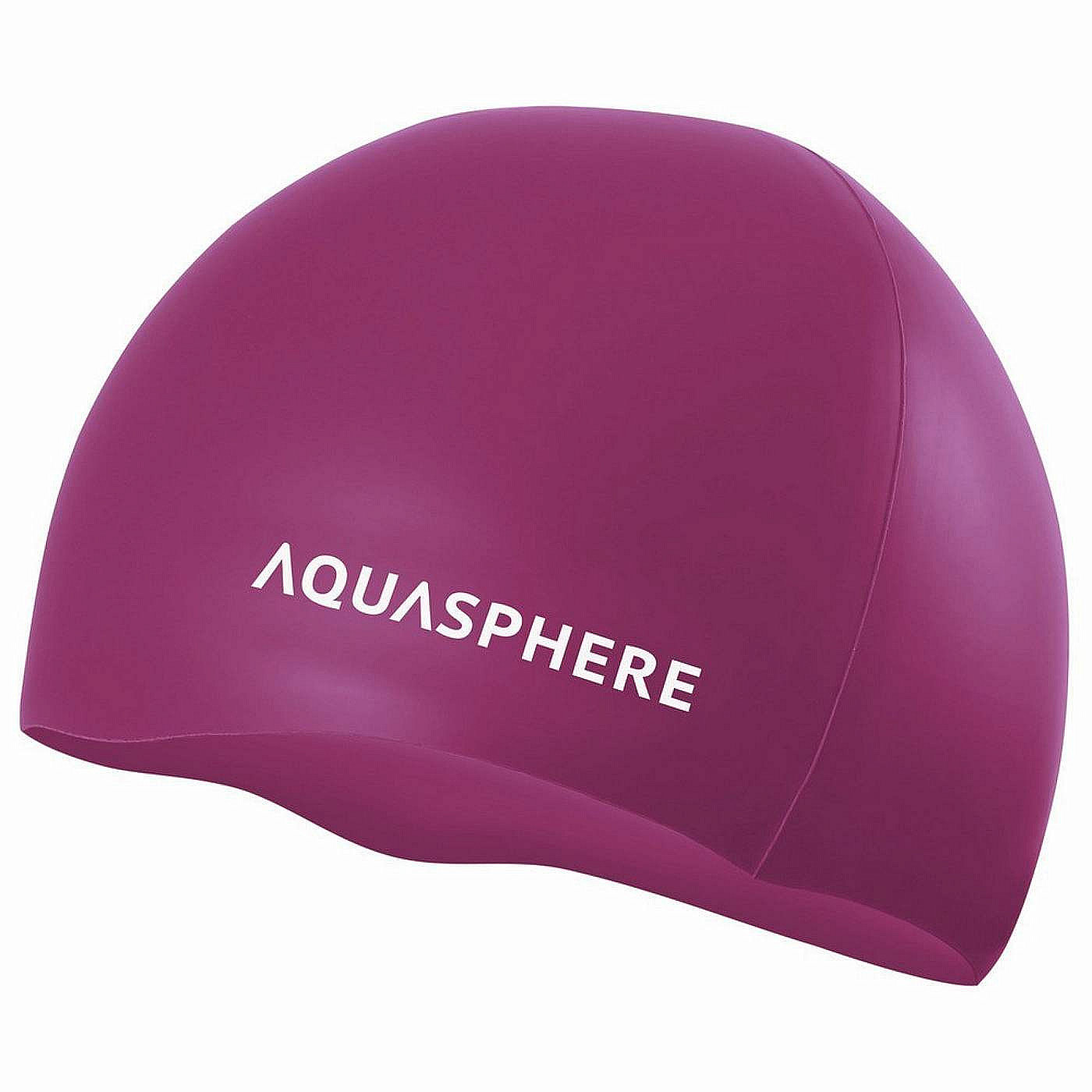 Aqua Sphere Plain Silicone Cap ružová/biela