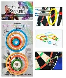 Red Dragon Peter Wright Snakebite Practice Rings – tréningové krúžky na sisalový terč