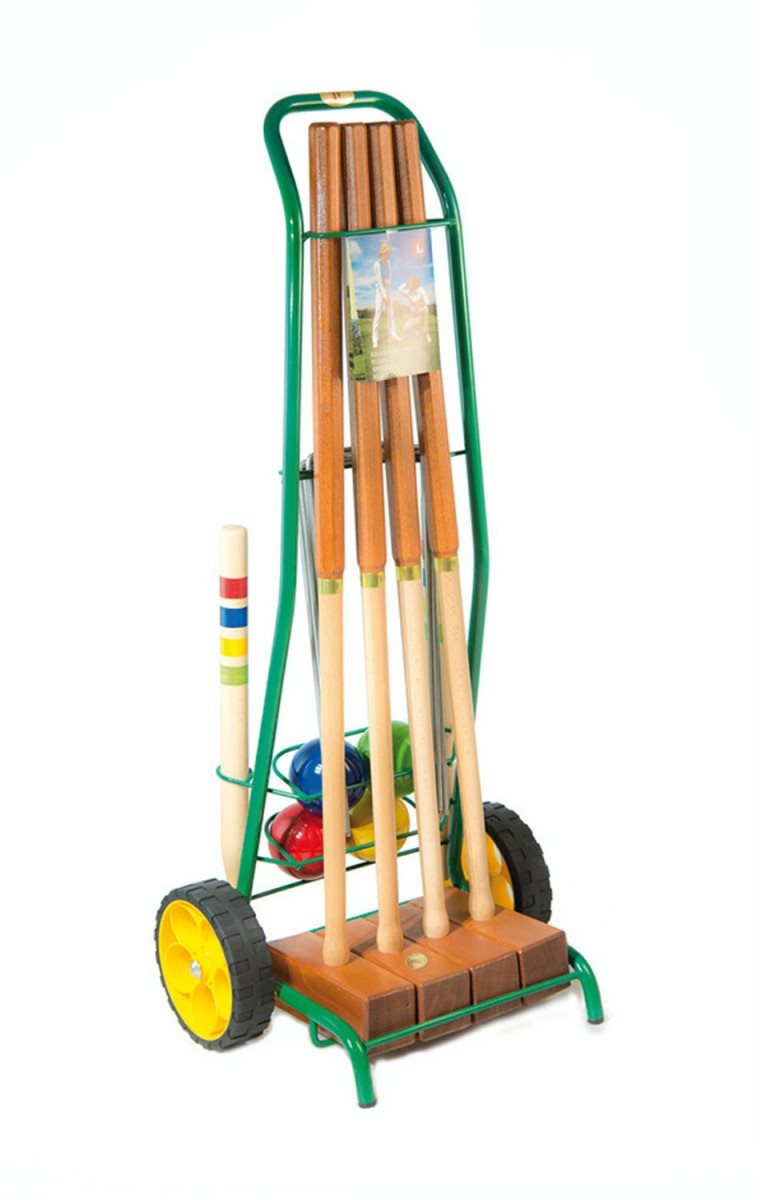 Lucio Londero Kroket Professional 10204/E – pre 4 hráčov – kovový vozík