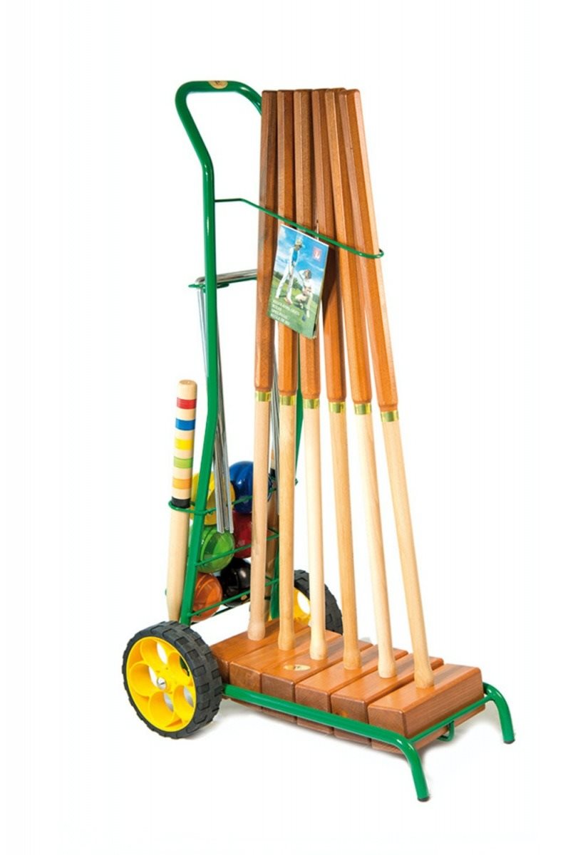 Lucio Londero Kroket Professional 10206/E – pre 6 hráčov – kovový vozík