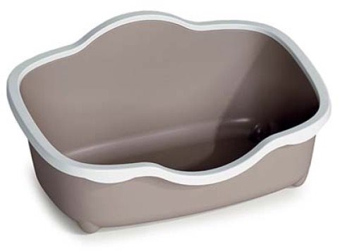 Stefanplast chic open 56 × 38,5 × 26 cm biela / svetlo hnedá