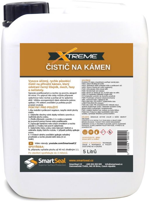 Smartseal Xtreme čistič na kameň 5 l