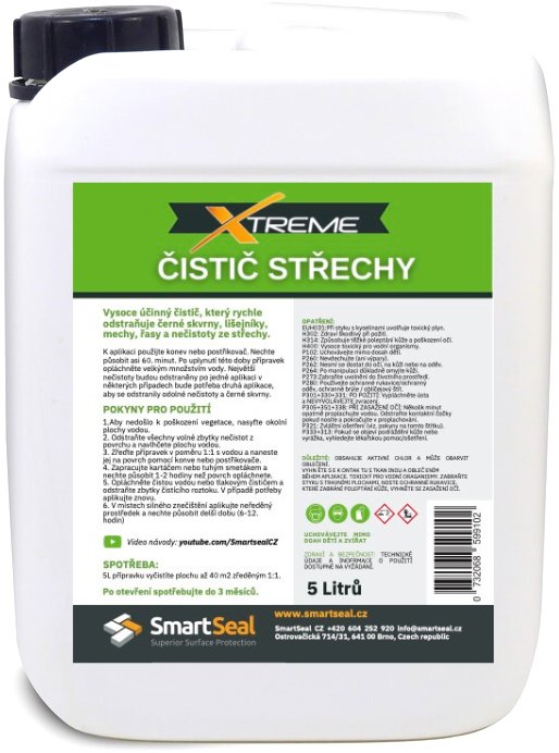 Smartseal Xtreme čistič na strechu 5 l