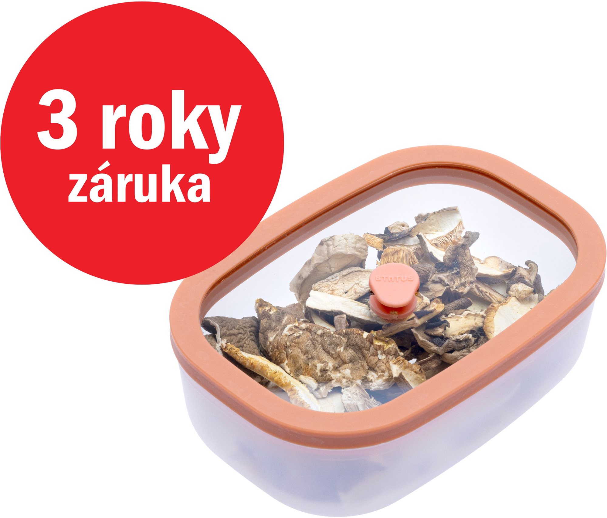 STATUS 177150 Fresko Vákuová dóza 0,5 l lososová
