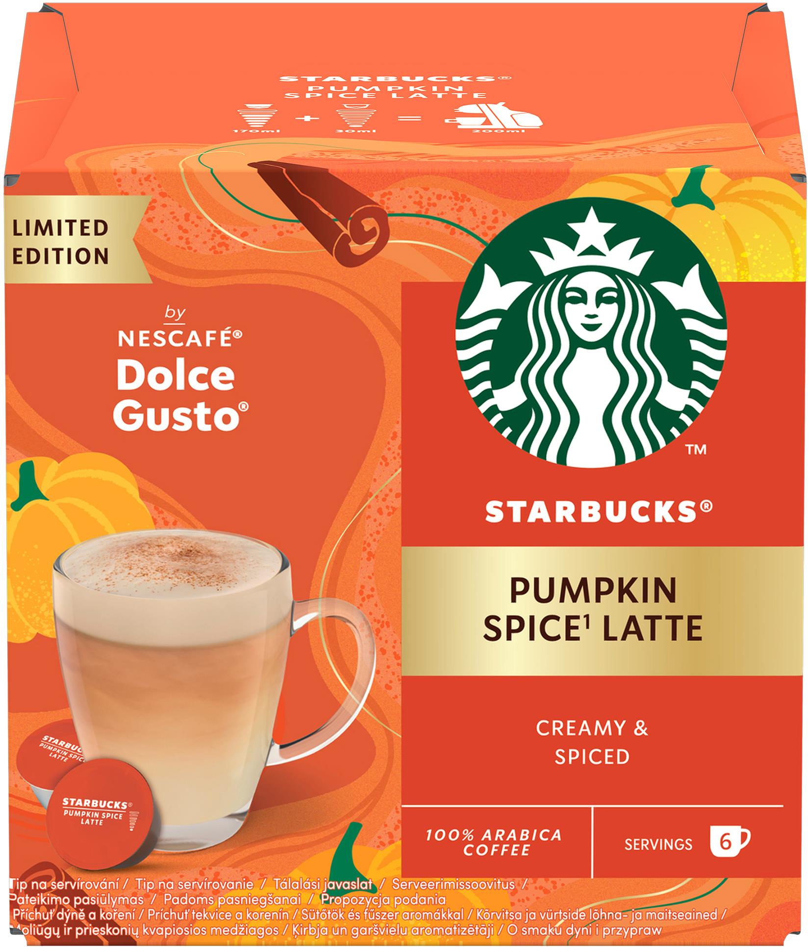 STARBUCKS® Pumpkin Spice Latte by NESCAFÉ Dolce Gusto 12 kapsúl 6 šálok