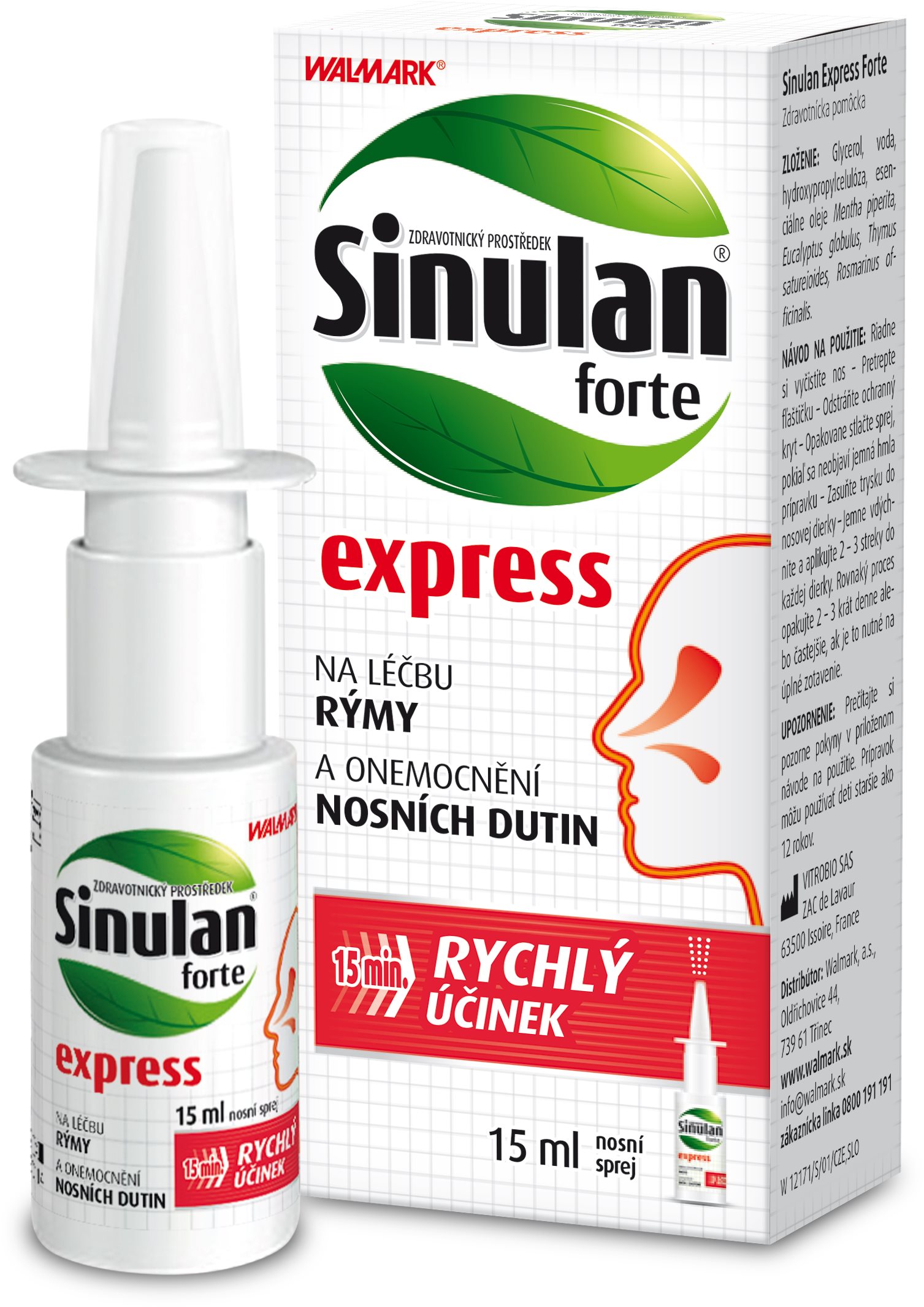Sinulan forte Express 15ml sprej