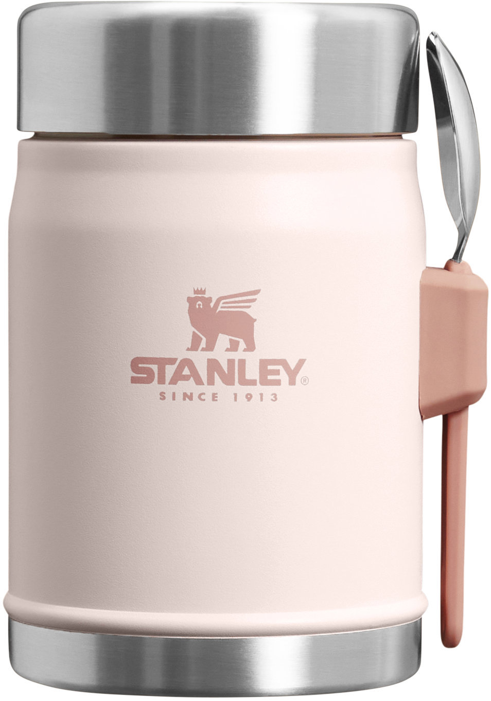 STANLEY The Legendary Classic Food Jar 400 ml/14 oz Rose Quartz s lyžicou/vidličkou