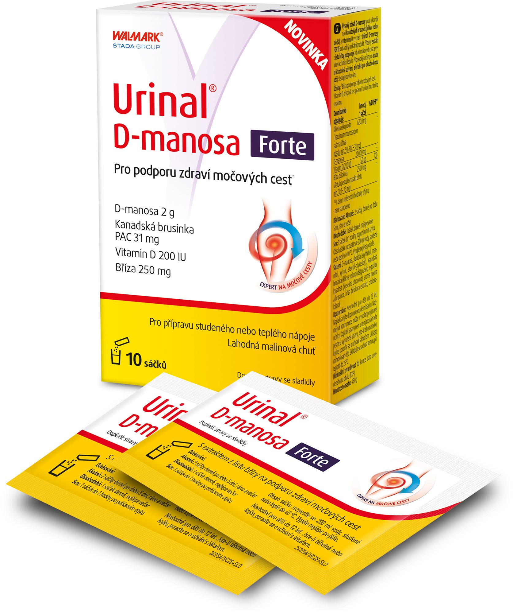 Urinal D-manosa Forte 10 vreciek