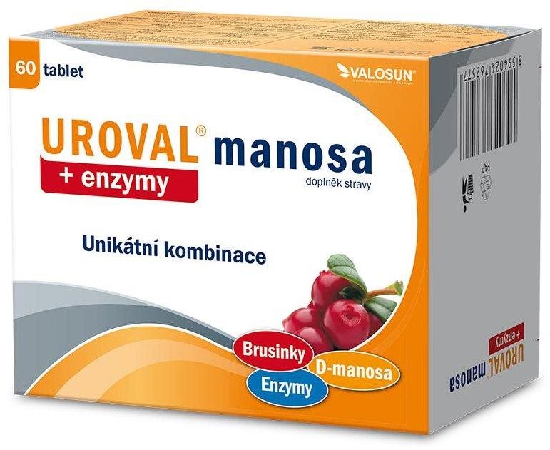 Uroval Manosa + enzýmy 30 tabliet