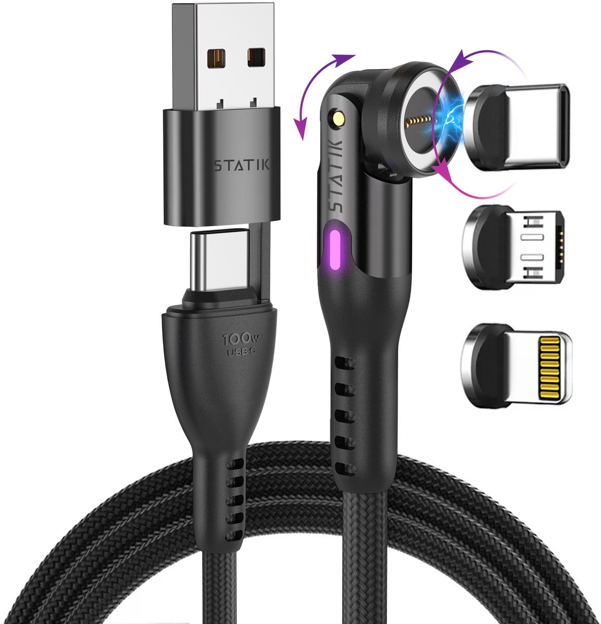 Statik 360 PRO 2.0 magnetický USB kábel (3 m)