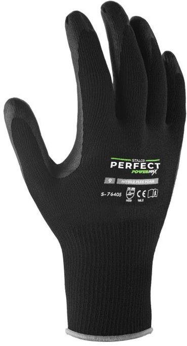 STALCO Rukavice nitrilové NITRILE FLEX FOAM, veľ. 8, PERFECT
