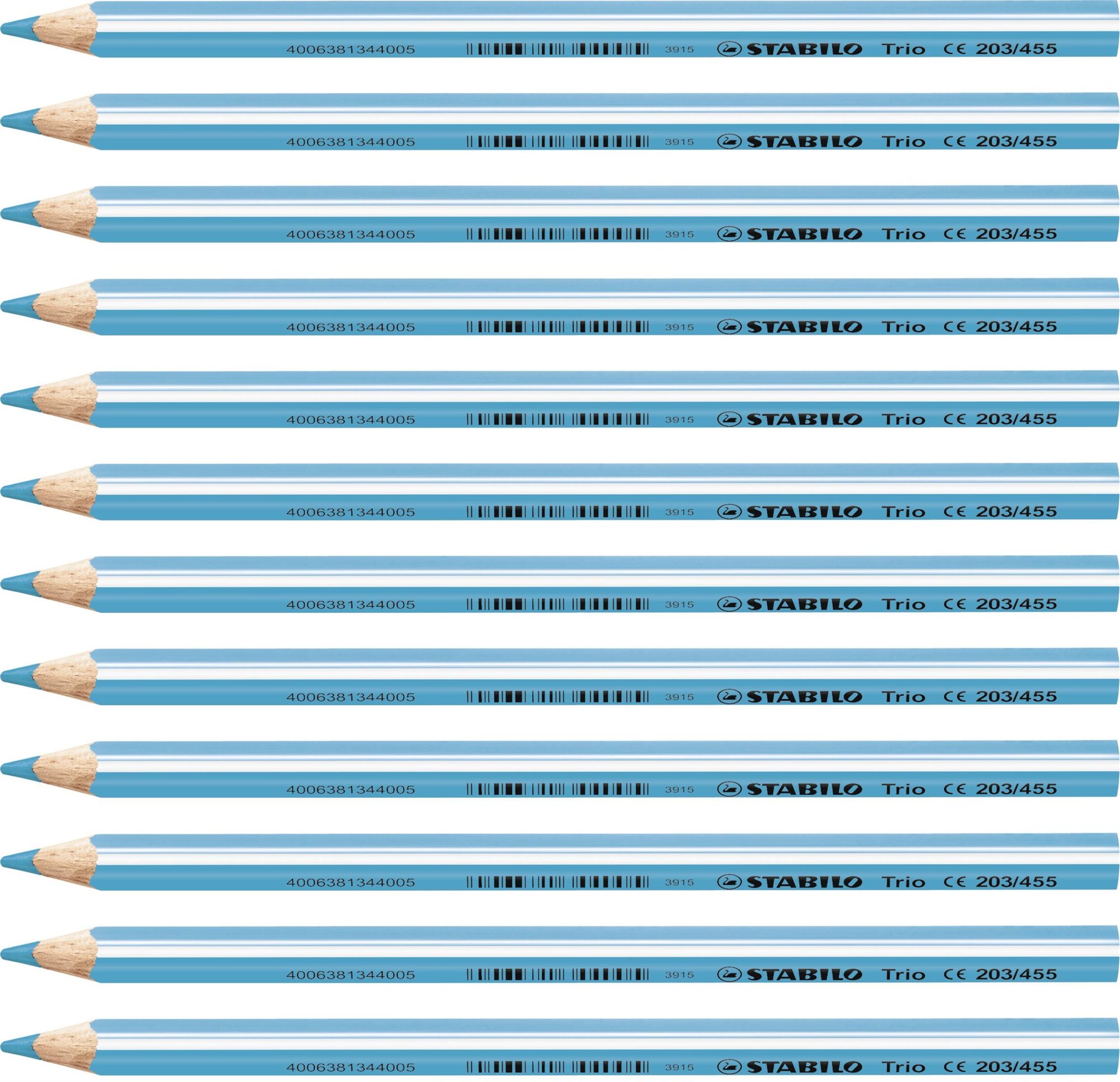 STABILO Trio silná – 12 ks balení – nebeská modrá