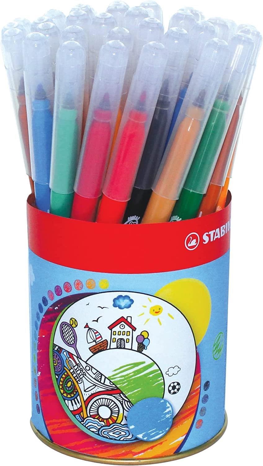 STABILO Trio A-Z – 36 ks plechová dóza – 13-rôznych farieb