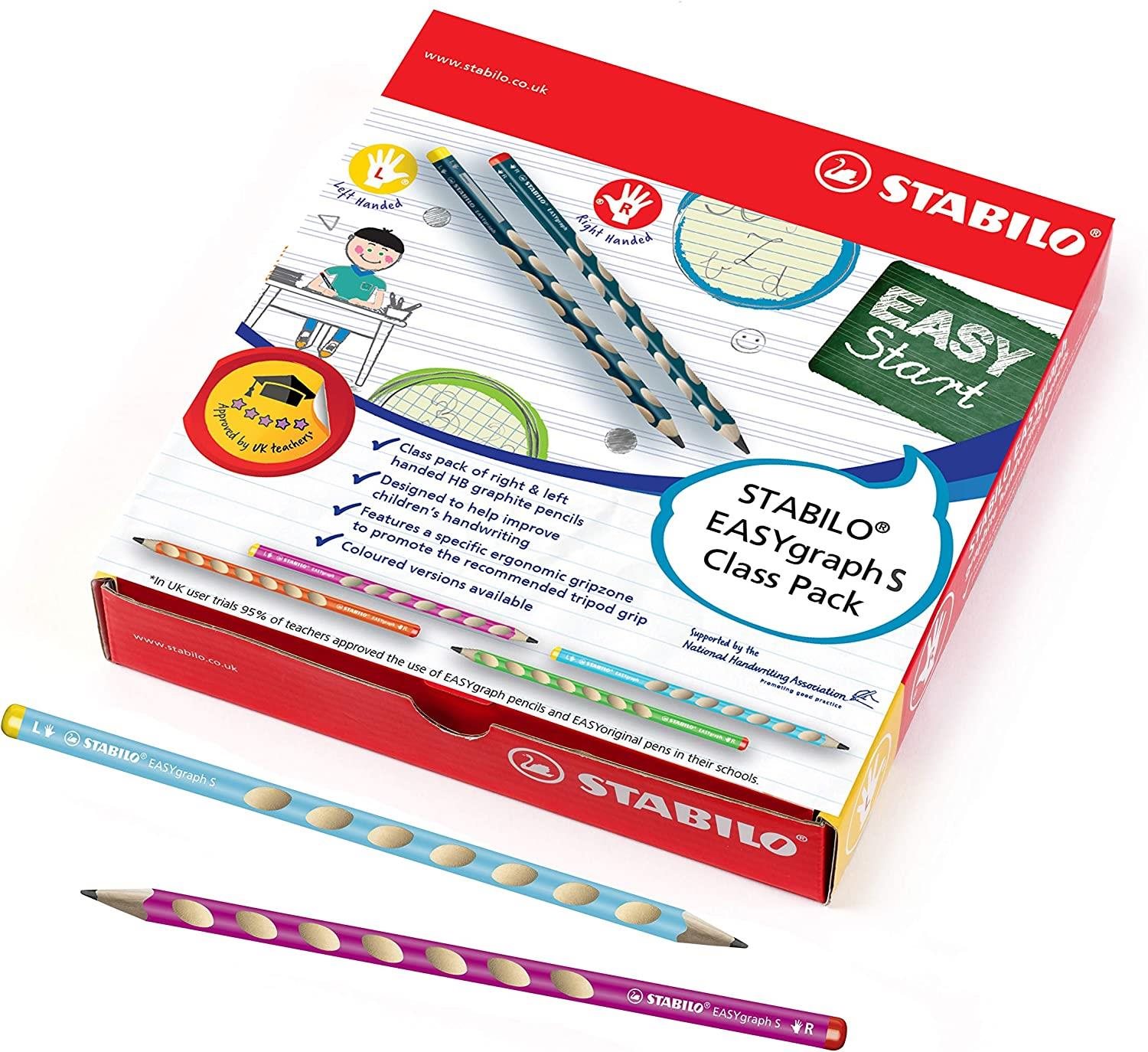 STABILO EASYgraph S – 48 ks, HB, v rôznych farbách