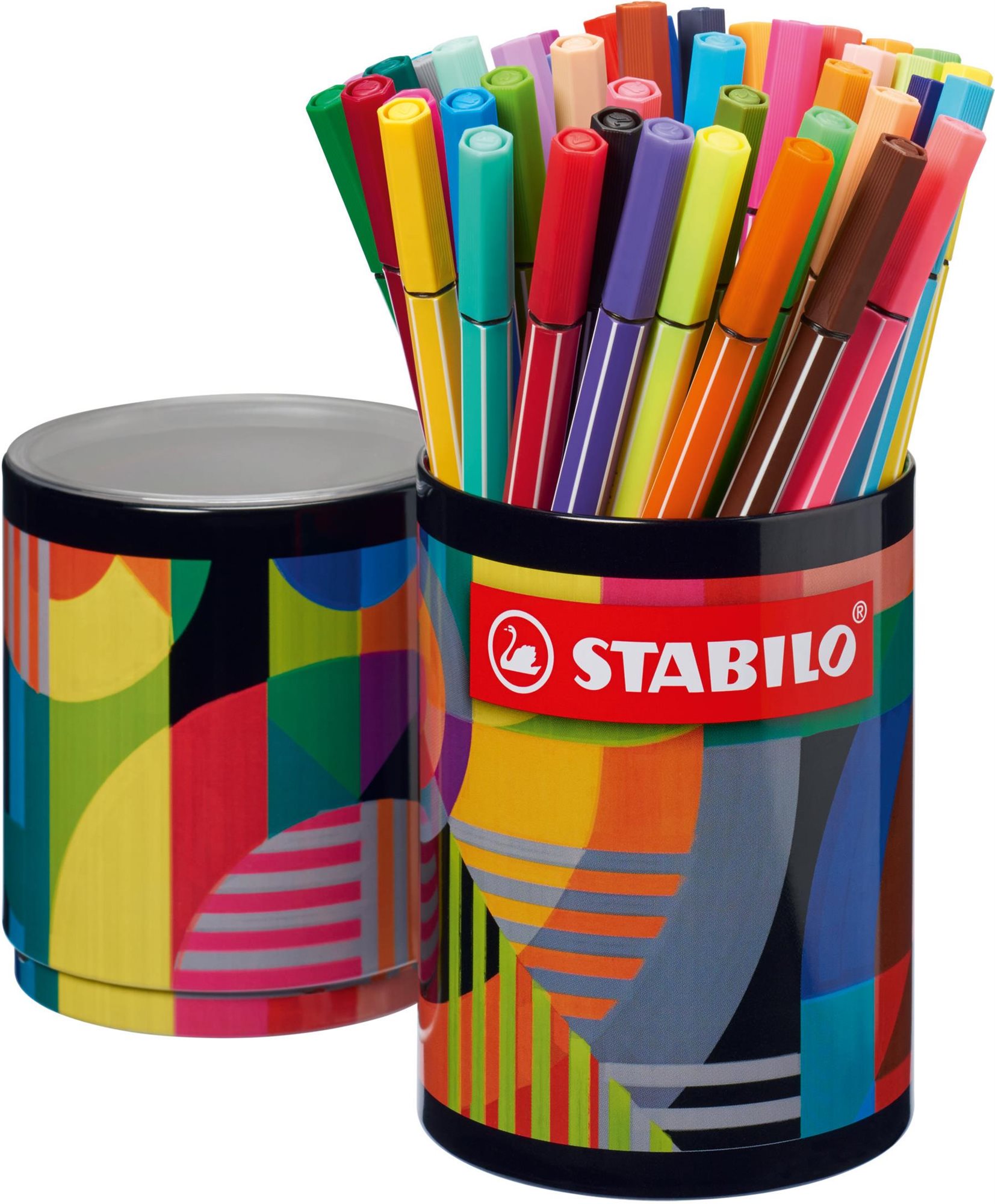 STABILO Pen 68 ARTY 45 farieb v plechovej dóze