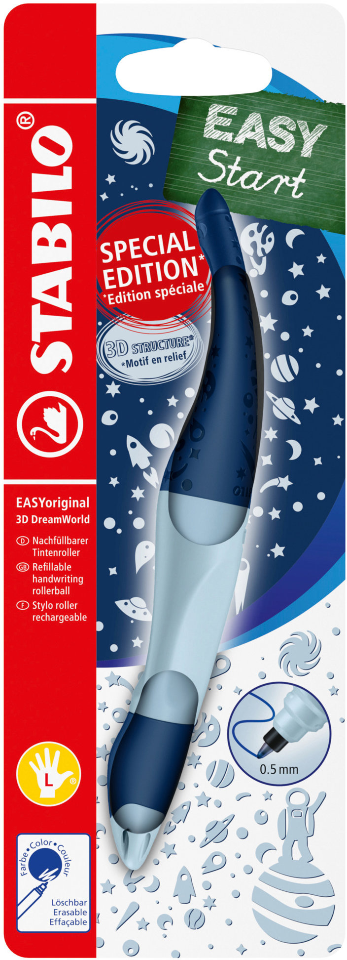 STABILO EASYoriginal 3D DreamWorld pre ľavákov, modrý