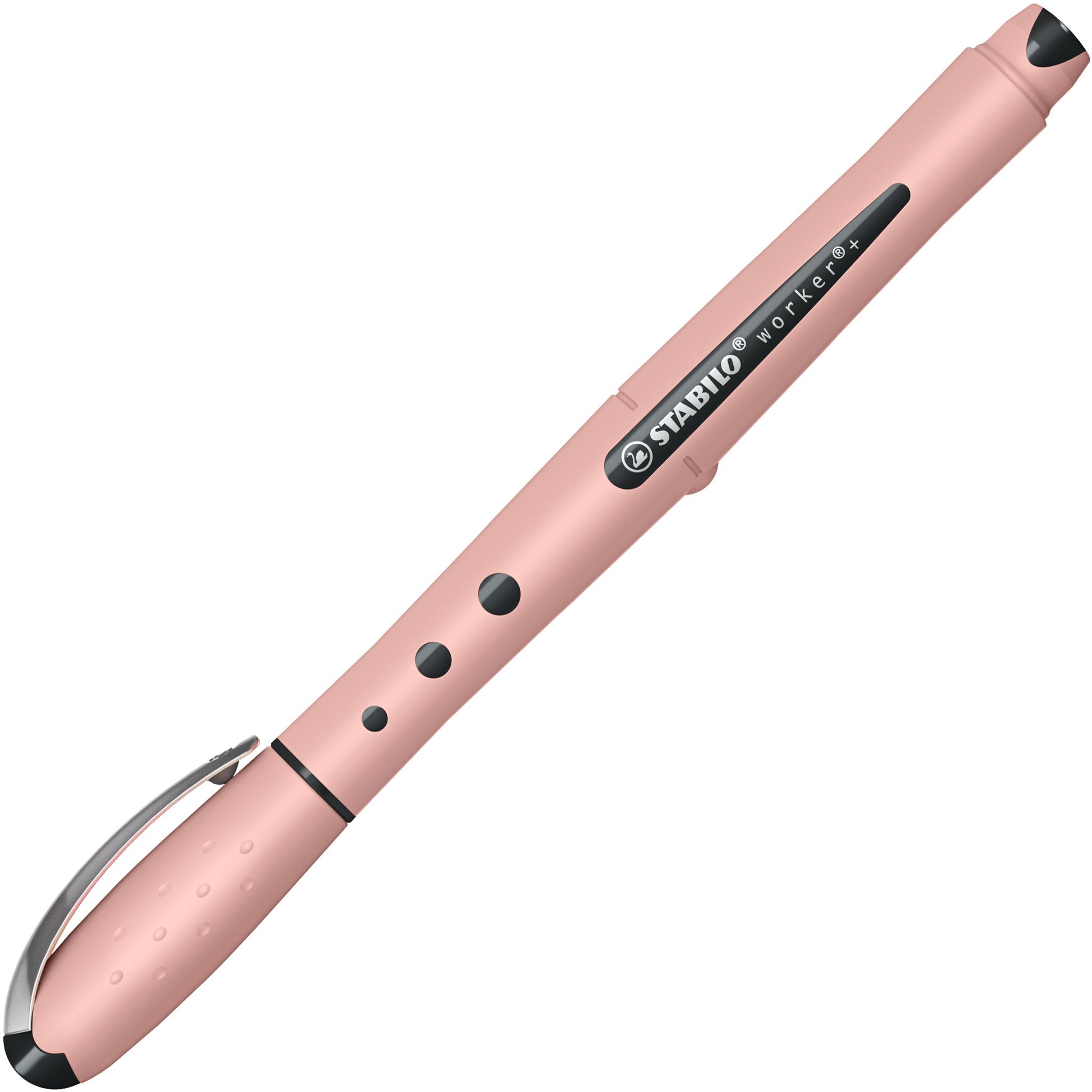 STABILO worker+ medium NatureCOLORS Wildflower, púdrovo ružový
