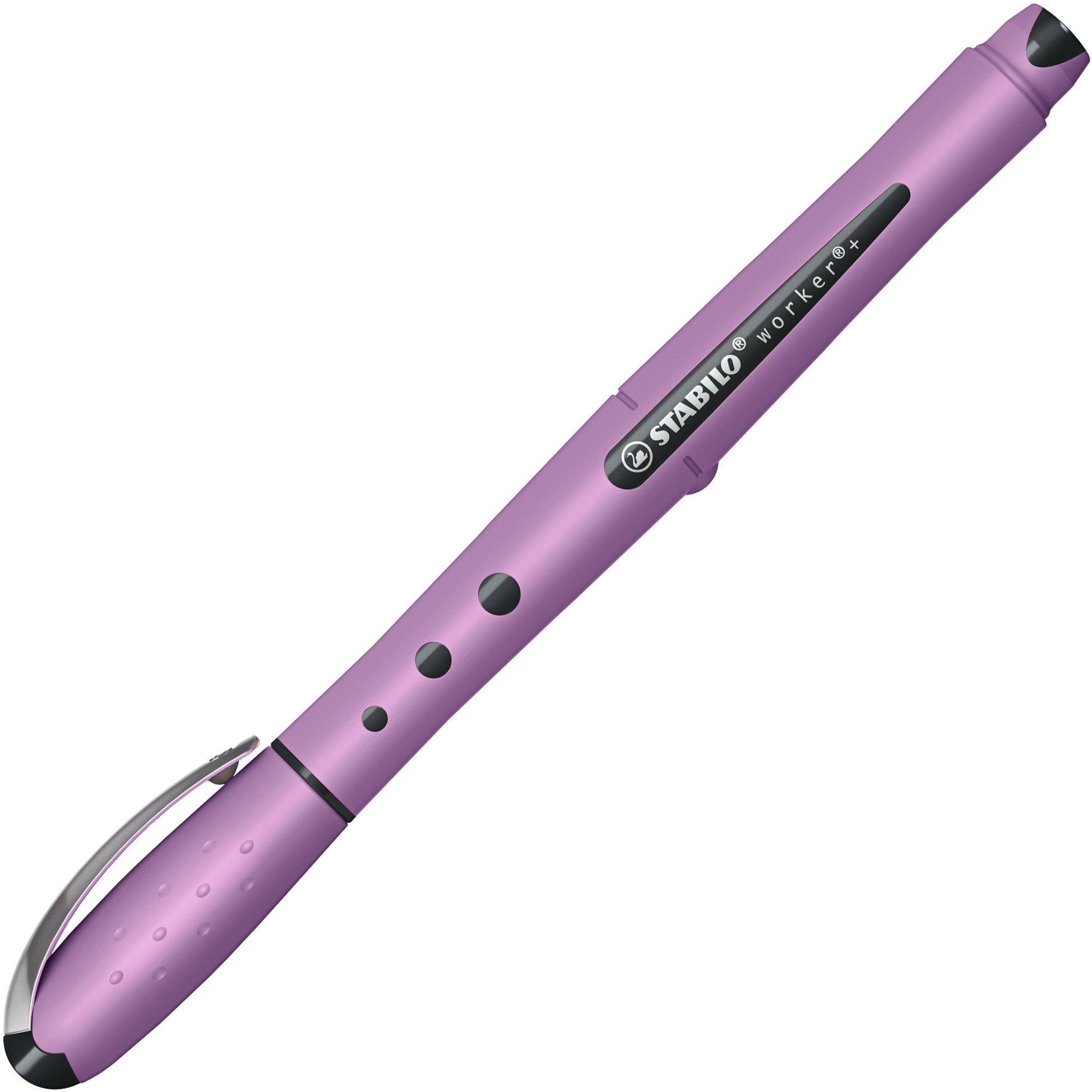 STABILO worker+ medium NatureCOLORS Wildflower, sivo-fialový