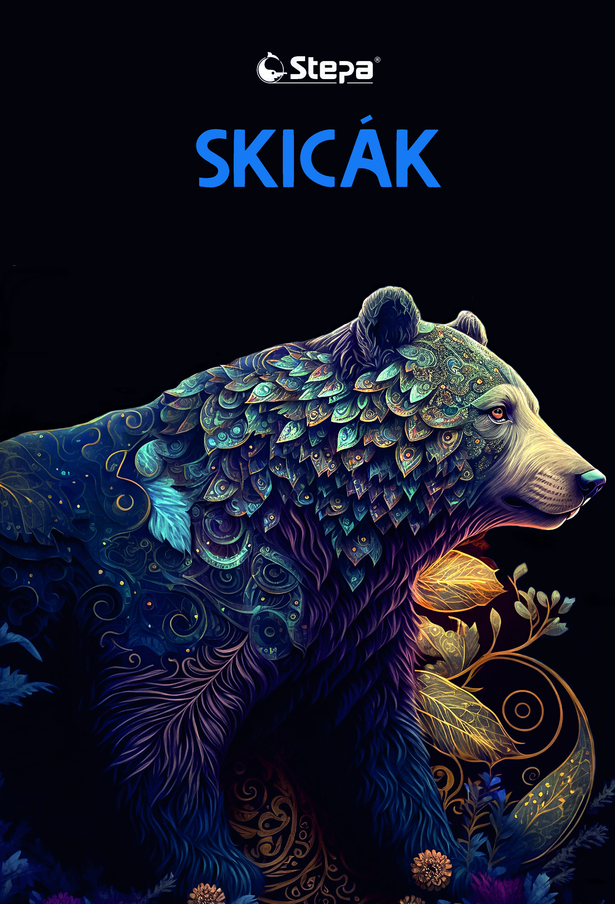 STEPA A3 20 listov, čierny