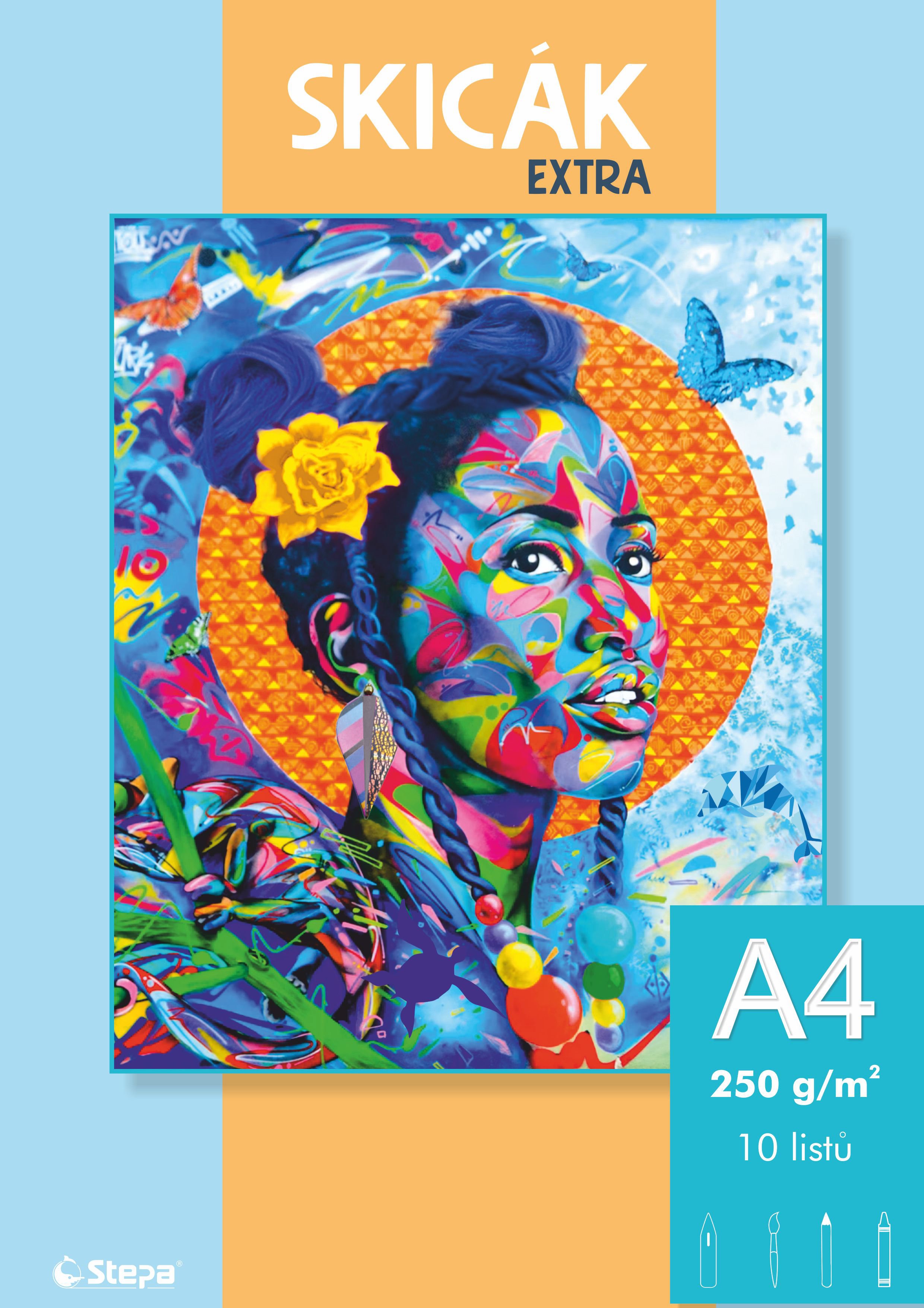 STEPA A4 10 listov, extra gramáž 250 g/m2