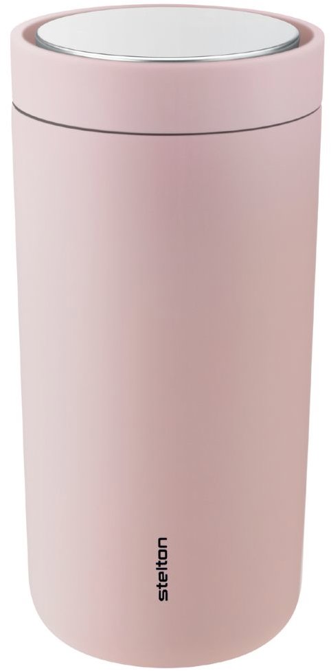 Stelton TO GO CLICK Termohrnček 400 ml matný ružový