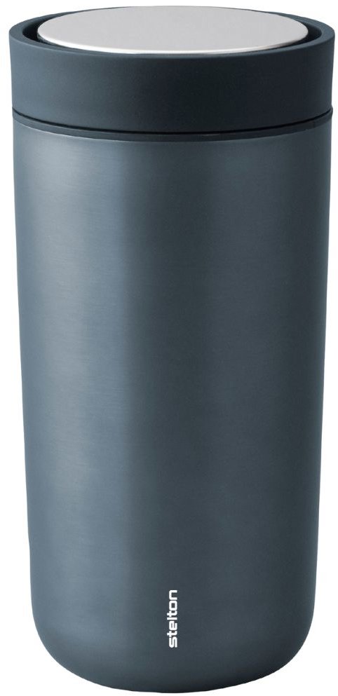 Stelton TO GO CLICK Termohrnček 400 ml lesklý tmavomodrý