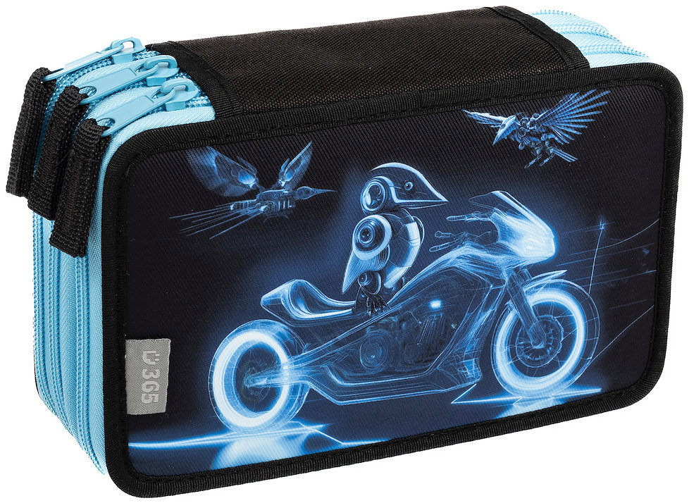 Stil 365 Školský peračník trojposchodový Robotbirds