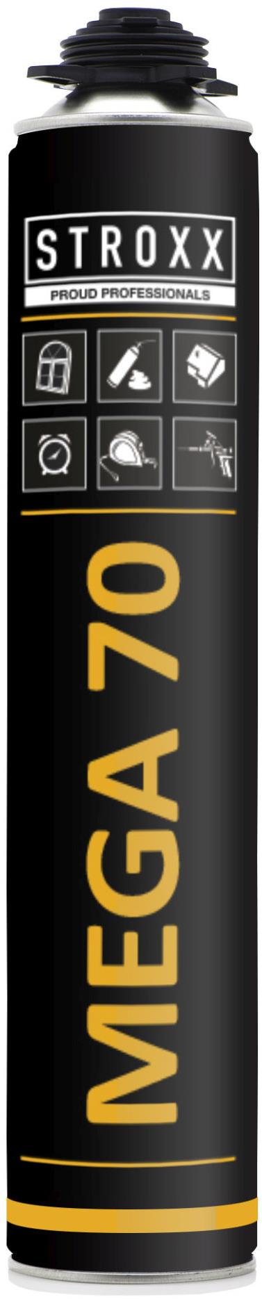 STROXX Montážna Pur pena Mega 70, 870 ml