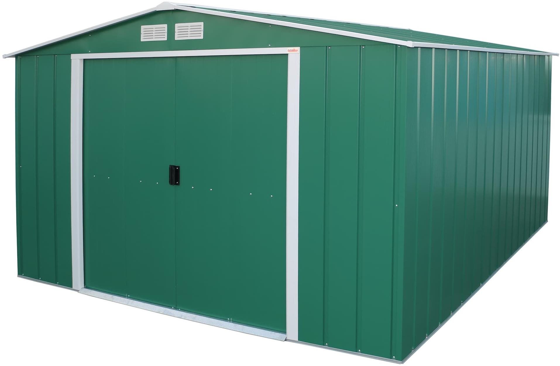 DURAMAX Domček záhradný COLOSSUS ECO XXL, zelený 196 × 322 × 363 cm