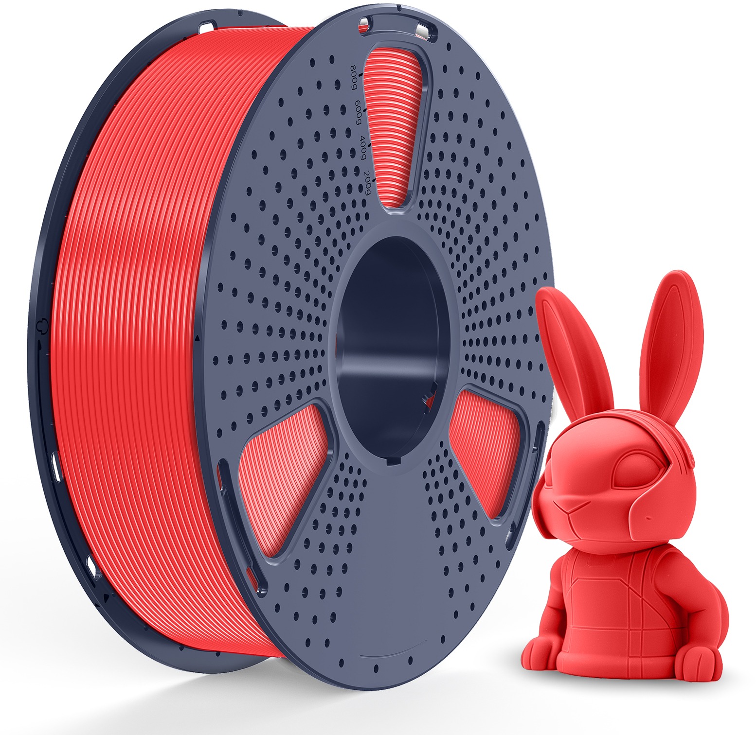 Sunlu 1.75 mm Neat Winding PLA Meta Červená čerešňa