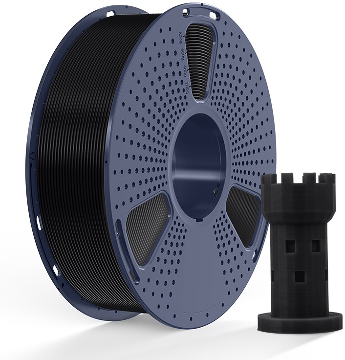 Sunlu 1.75 mm Neat Winding PLA Čierna