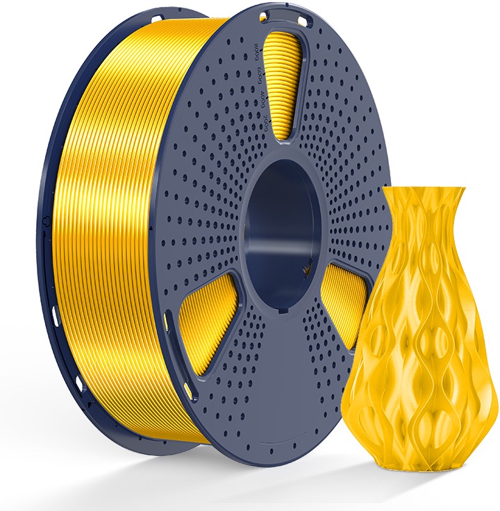 Sunlu 1.75 mm Neat Winding Silk PLA+ Zlatá