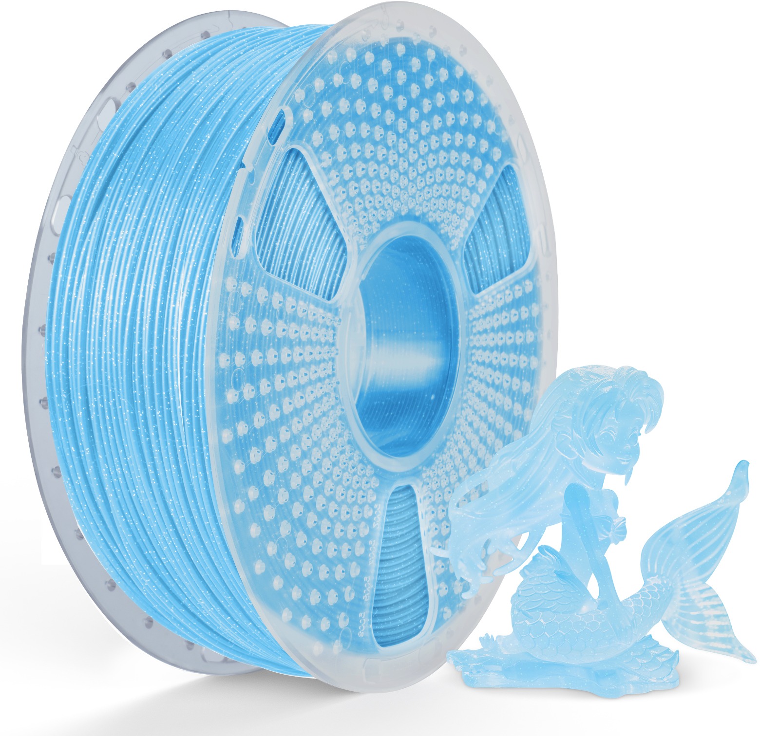 Sunlu 1.75 mm Neat Winding PLA trblietavá modrá