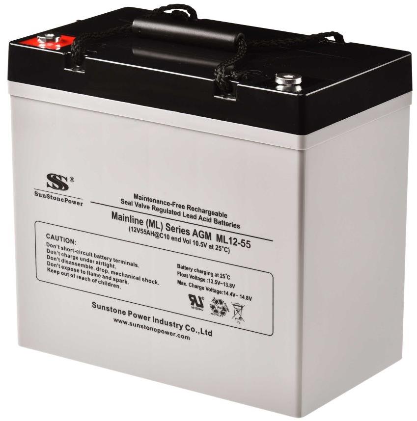 SUNSTONE-POWER AGM akumulátor 12 V/55 Ah ML12-55