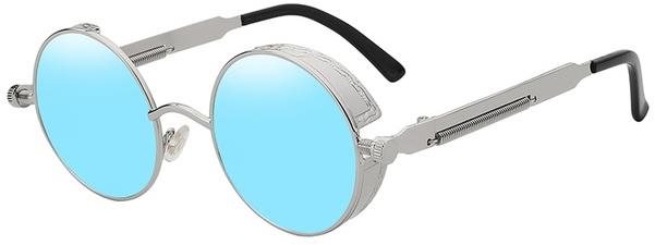 VeyRey Unisex slnečné okuliare Emphunnyial, strieborné, uni