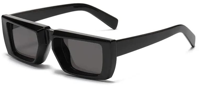 VeyRey Unisex slnečné okuliare steampunk, Yiphon, čierne uni