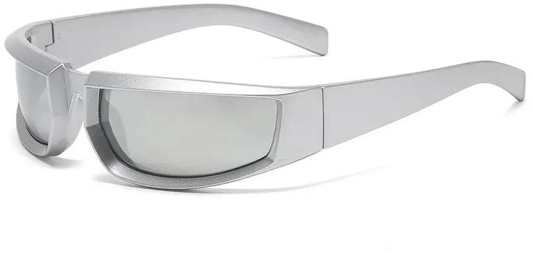 VeyRey Unisex športové slnečné okuliare steampunk, Istephiel, biele, uni