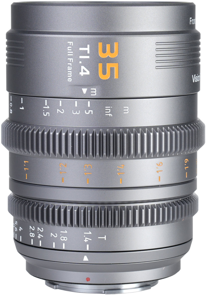 SIRUI Vision Prime 1 35 mm T1.4 Full Frame Cine Lens (Metal Grey, E/Z/RF/L Interchangable Mount)